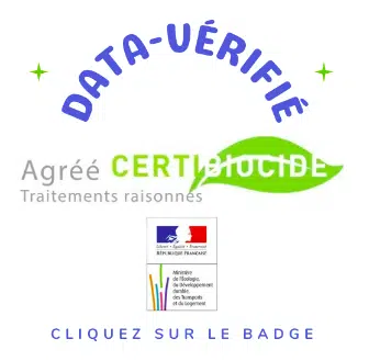 Badge certibiocide data-vérifié