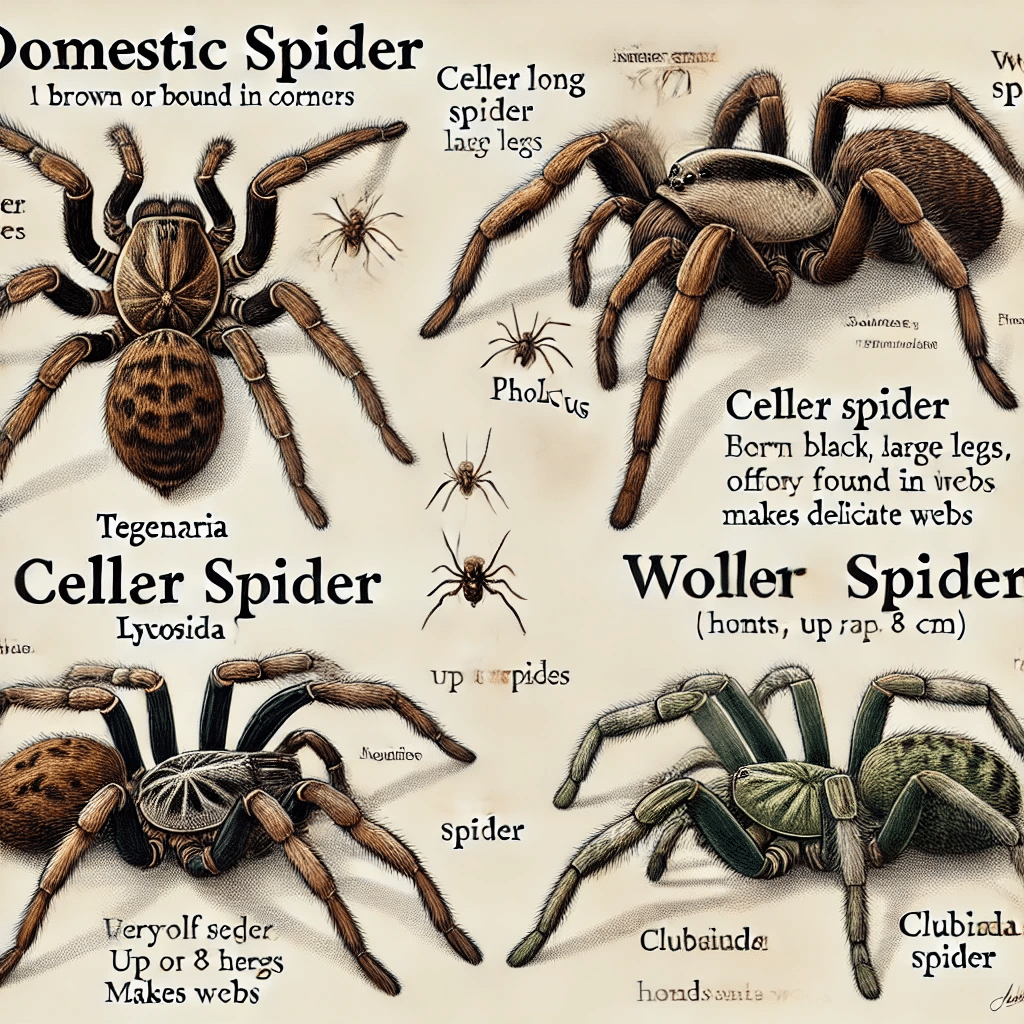 Les différentes araignées. Sont-elles dangereuses pour l'homme ?
